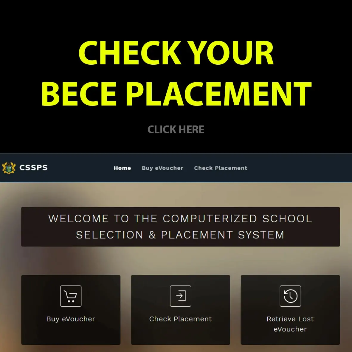 How to Check 2024 BECE School Placement Simple Steps